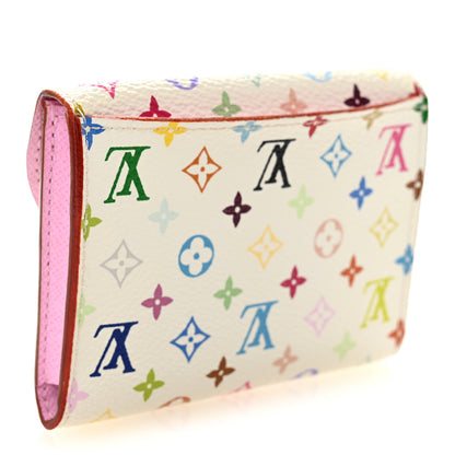 Louis Vuitton Monogram Multicolor Business Card Holder White Litchi 3 of 7