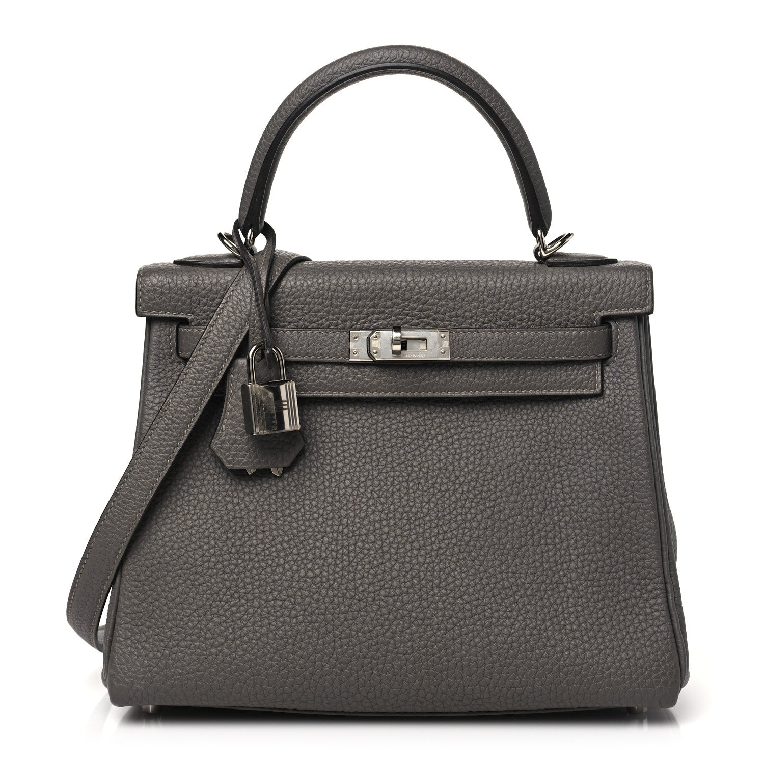 Hermes Togo Kelly Retourne 25 Etain 1 of 11