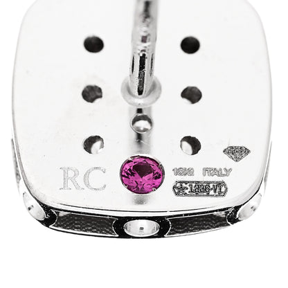 Roberto Coin 18K White Gold Diamond Pois Moi Stud Earrings 4 of 5