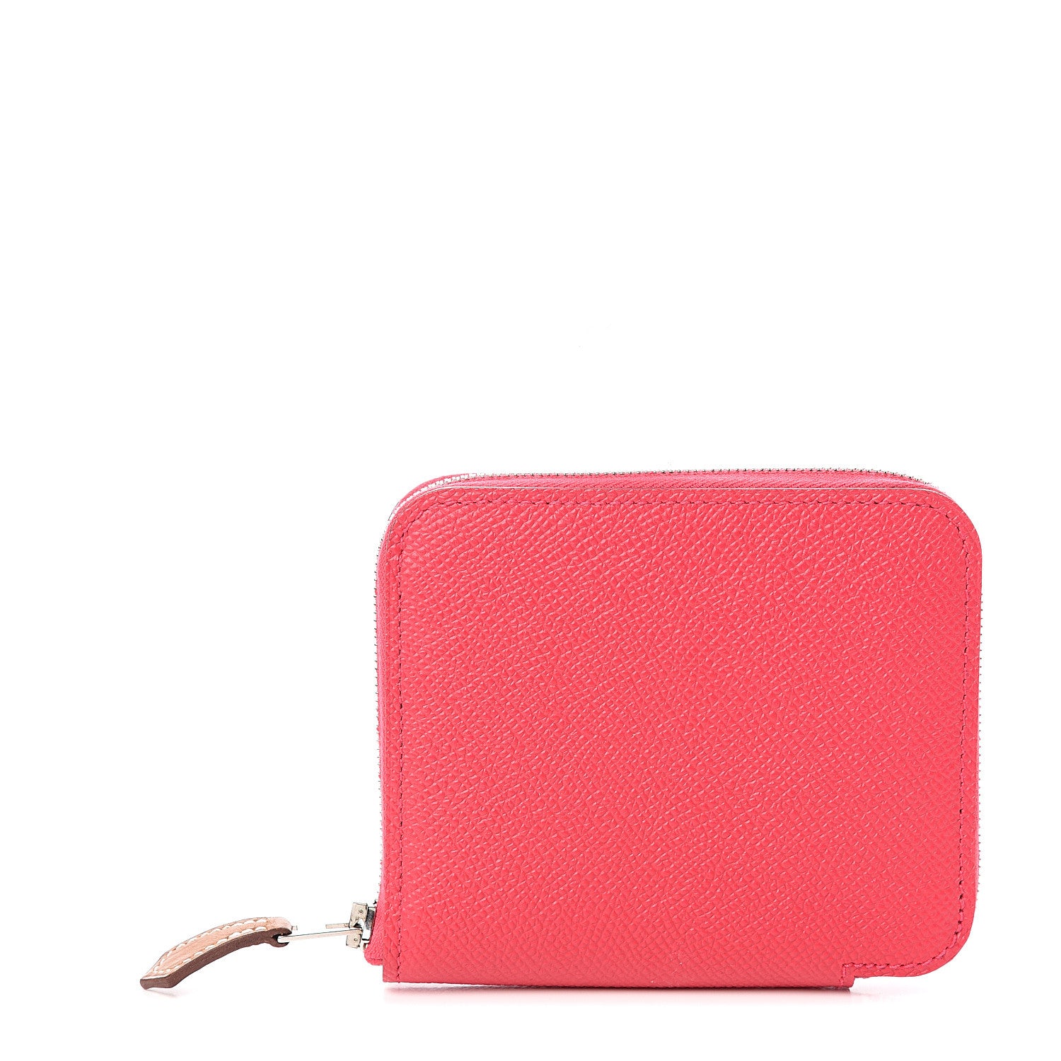 Hermes Epsom Silk'in Compact Wallet Rose Extreme Fauve 1 of 5