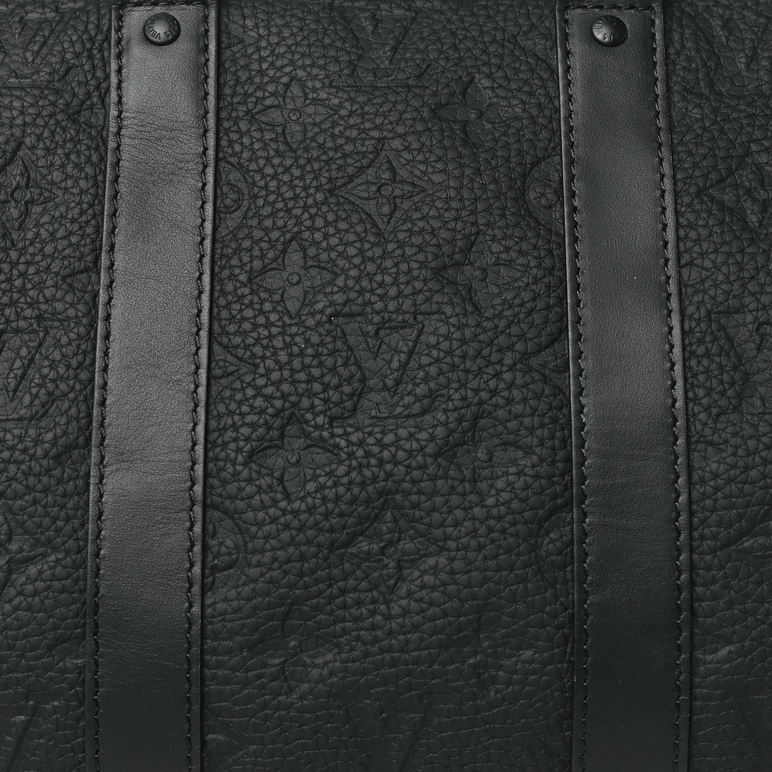 Louis Vuitton Monogram Taurillon Keepall Bandouliere 35 Black 7 of 9