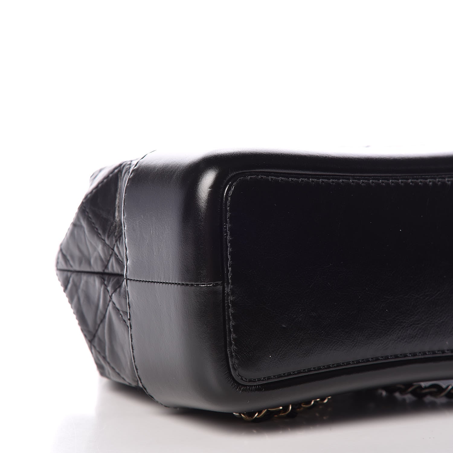 Chanel Aged Calfskin Quilted Small Gabrielle Backpack Black 5 of 10