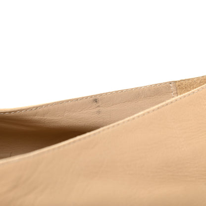 Chanel Lambskin CC Espadrilles 39 Beige Black 28 of 28