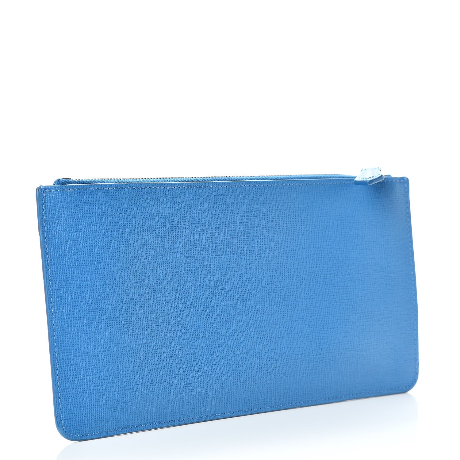 Fendi Vitello Elite Crystal Eye Monster Zip Pouch Royal Blue Papavero Multicolor 3 of 10