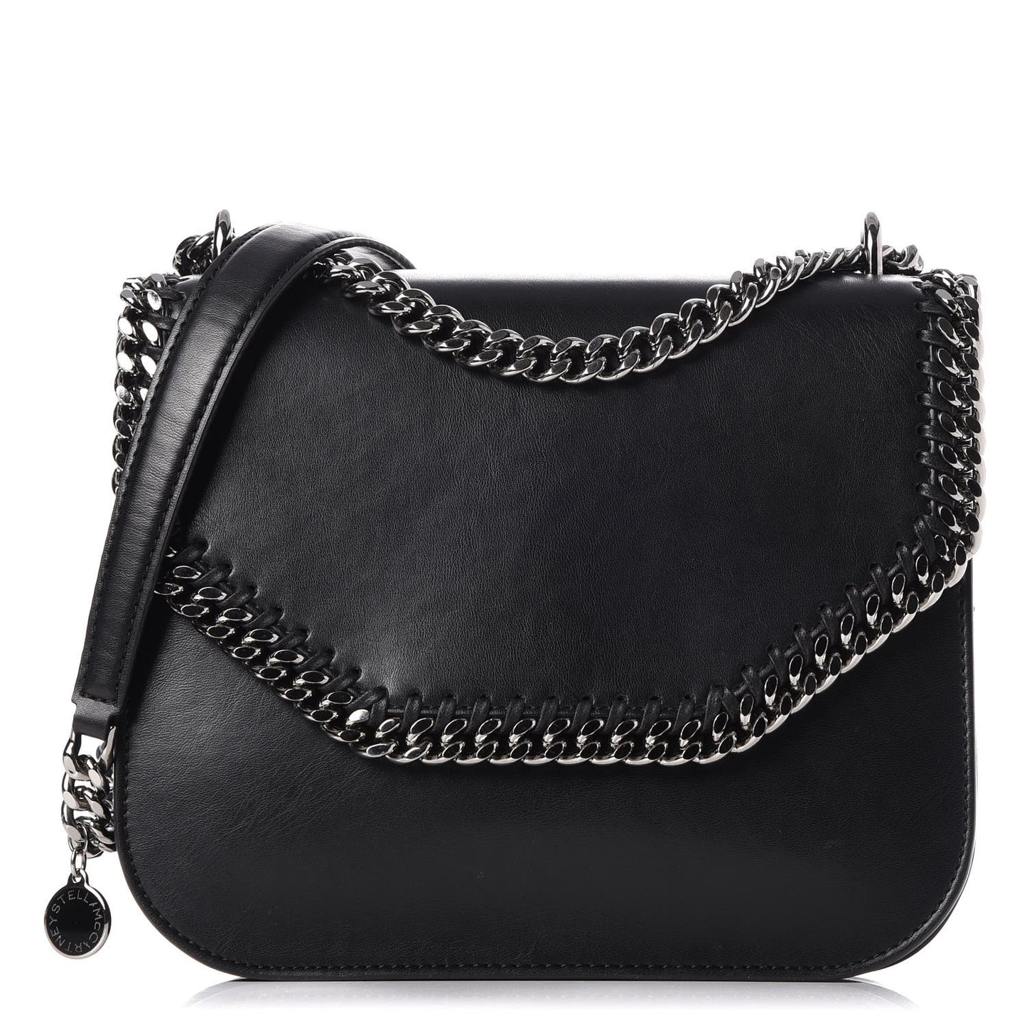 Eco Alter Nappa Falabella Box Shoulder Bag Black