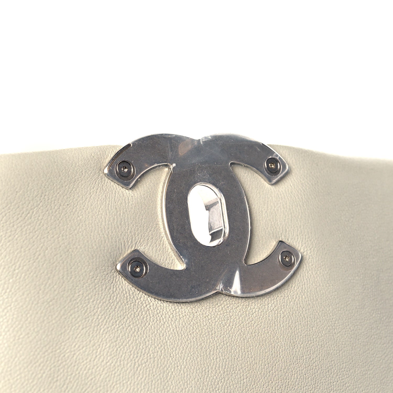 Chanel Lambskin Quilted Medium Chanel 19 Flap Grey 9 of 10