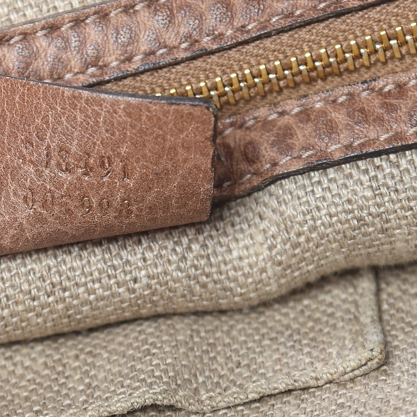 Guccissima Large New Jackie Hobo Light Brown