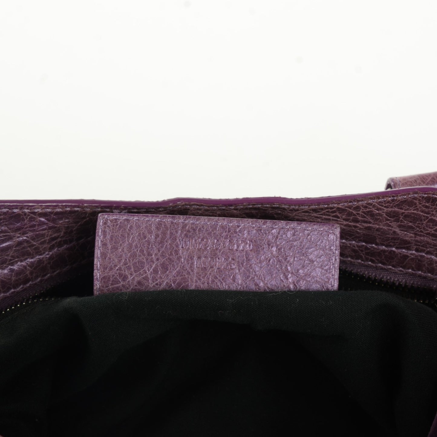 Metallic Agneau Classic Hardware City Purple
