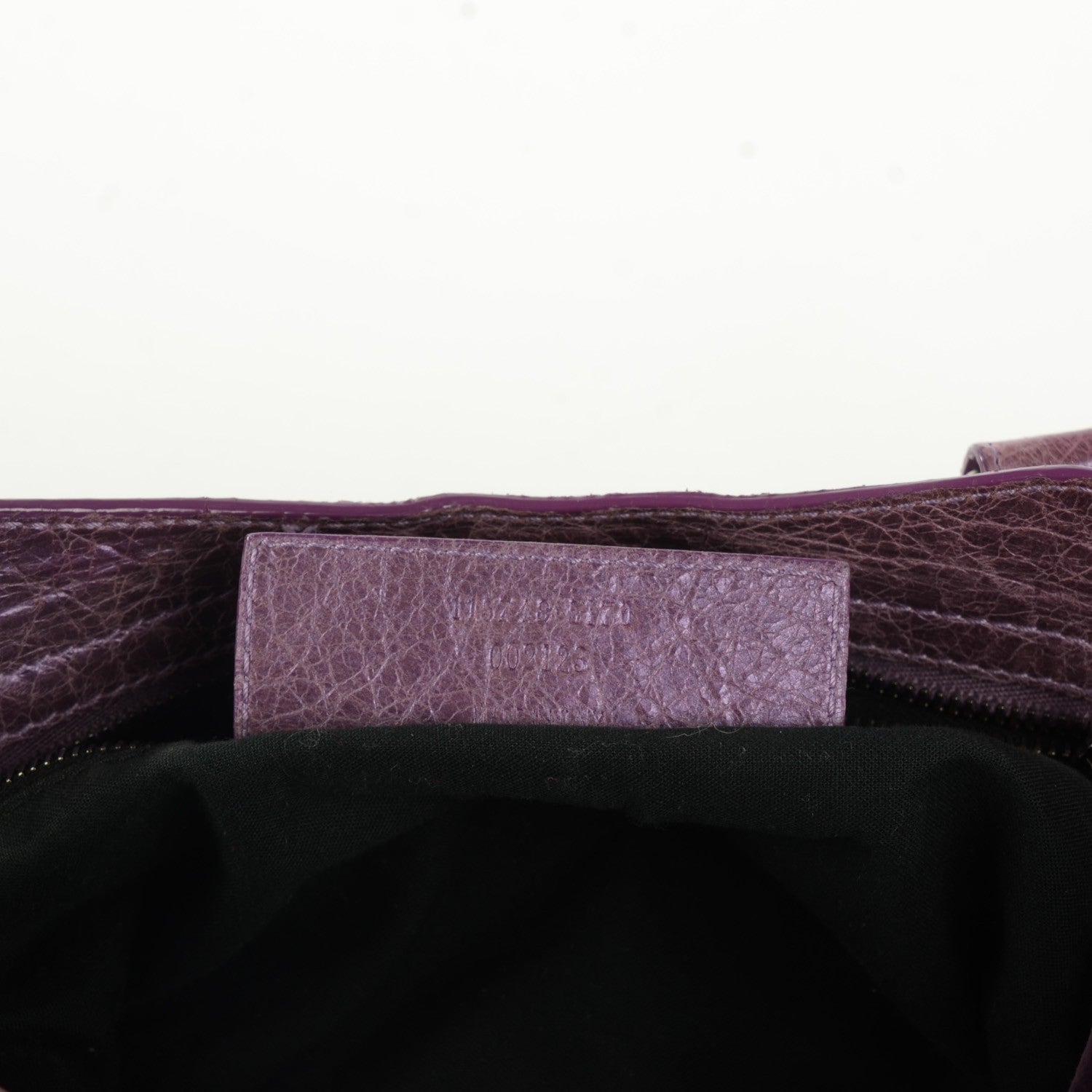 Balenciaga Metallic Agneau Classic Hardware City Purple 7 of 14