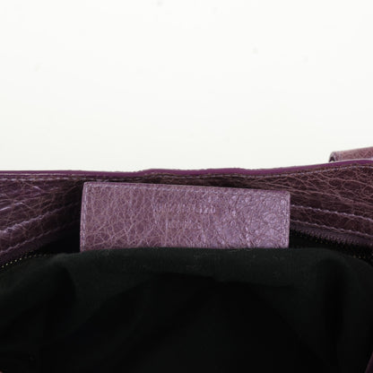Balenciaga Metallic Agneau Classic Hardware City Purple 7 of 14