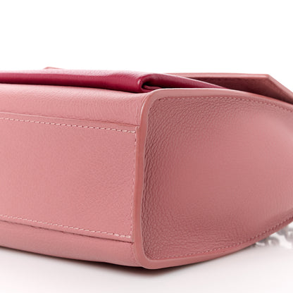 Louis Vuitton Soft Calfskin Mylockme Chain Bag BB Rose Boudoir Lie de Vin 10 of 10
