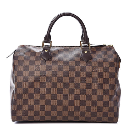Louis Vuitton Damier Ebene Speedy 30 1 of 10