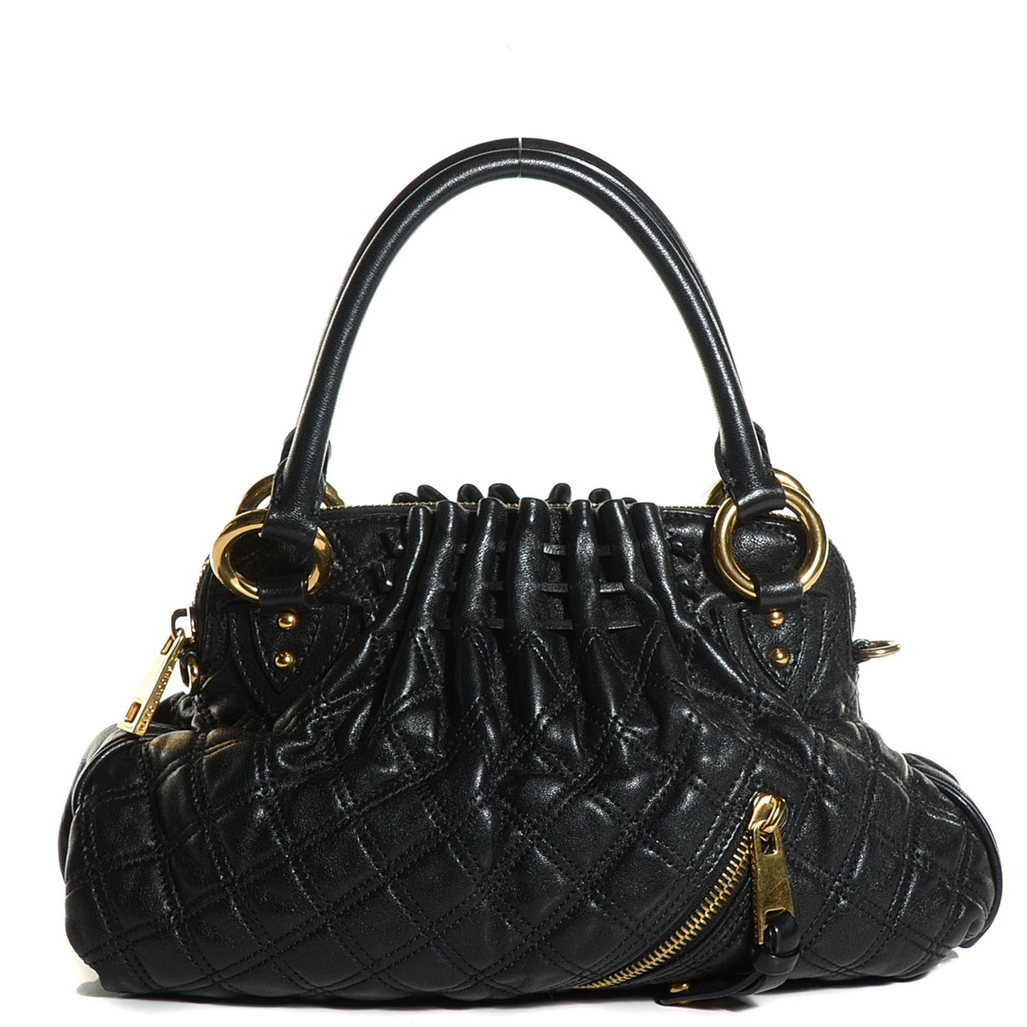 Lambskin Quilted Small Cecilia Black