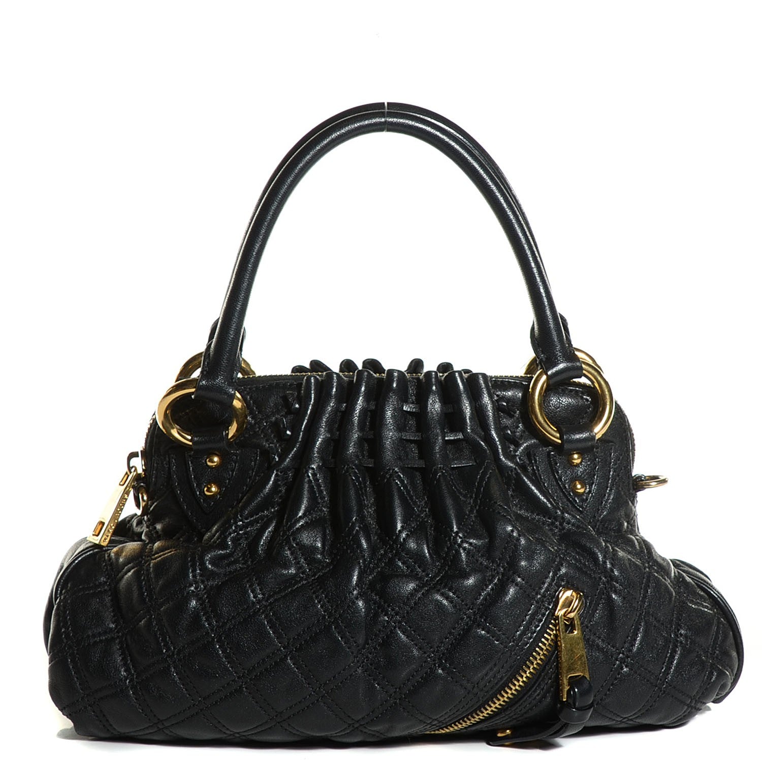 Marc Jacobs Lambskin Quilted Small Cecilia Black 1 of 9