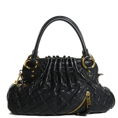 Marc Jacobs Lambskin Quilted Small Cecilia Black 1 of 9