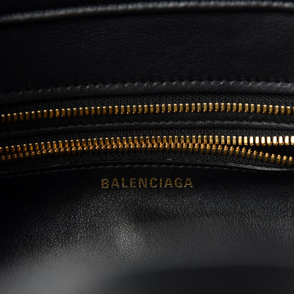 Balenciaga Calfskin XS Fringe Laundry Cabas Black 8 of 10