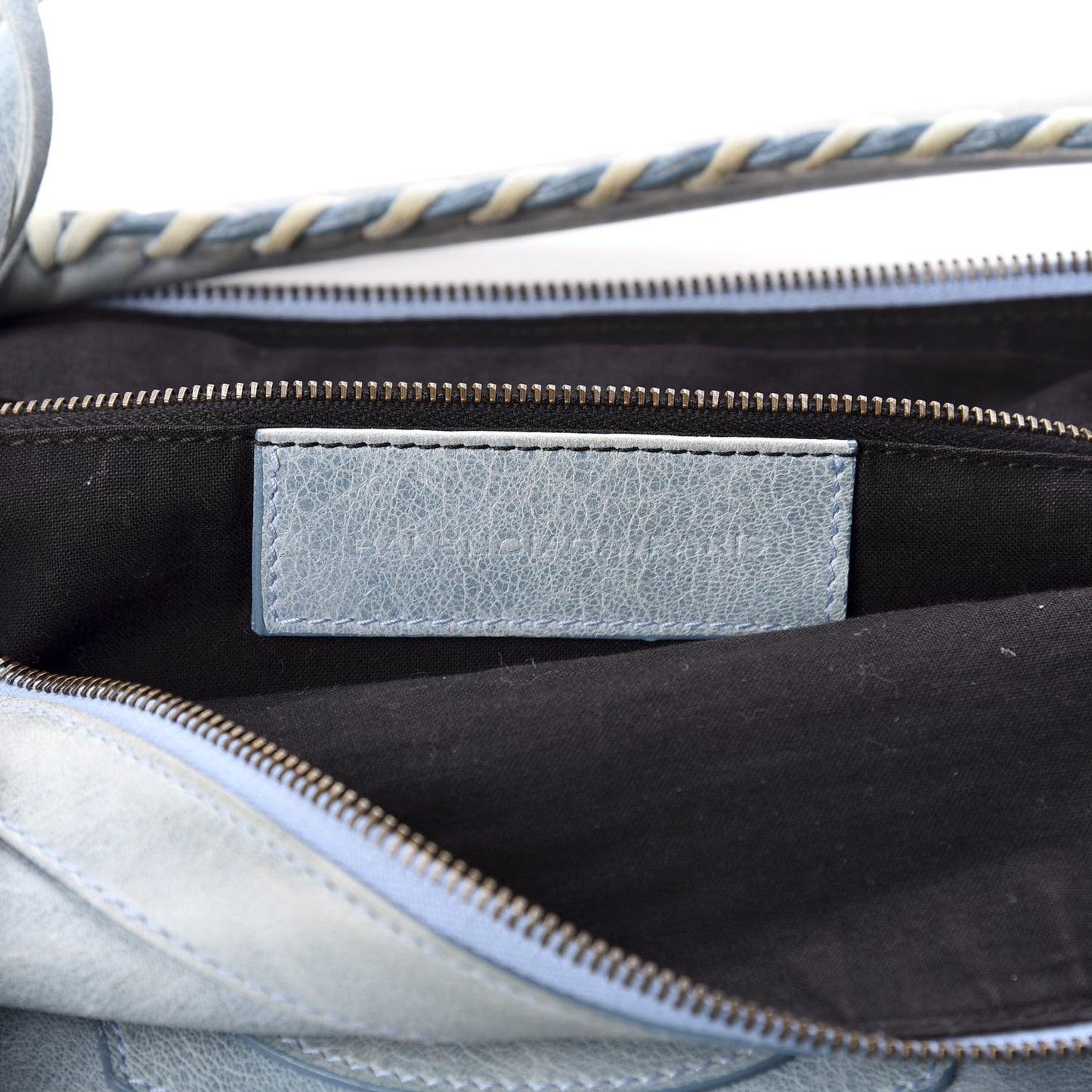 Agneau Classic Hardware Day Hobo Bleu Glacier