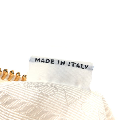 Prada Yarn Raffia Effect Crochet Re-Edition 2005 Shoulder Bag White 7 of 10