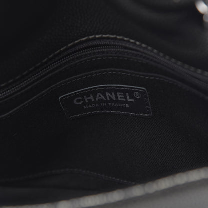 Chanel Metallic Caviar Medium Timeless CC Flap Dark Silver 6 of 11