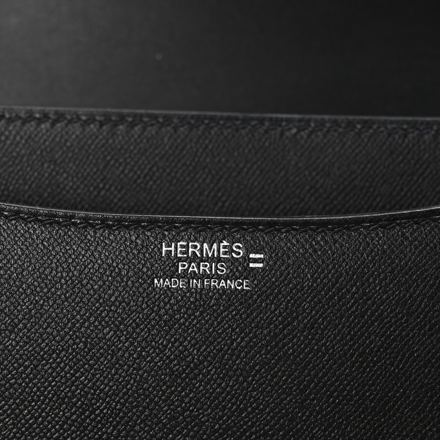 Hermes Madame Calfskin Lizard Constance 24 Black Ombre 6 of 11