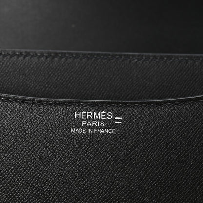 Hermes Madame Calfskin Lizard Constance 24 Black Ombre 6 of 11