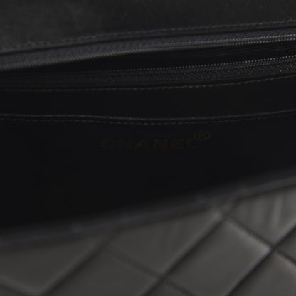 Chanel Lambskin Quilted Jumbo Single Flap Black 8 of 10