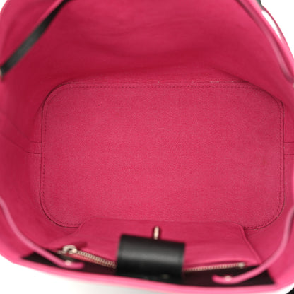 Louis Vuitton Calfskin Lockme Bucket Black 5 of 9