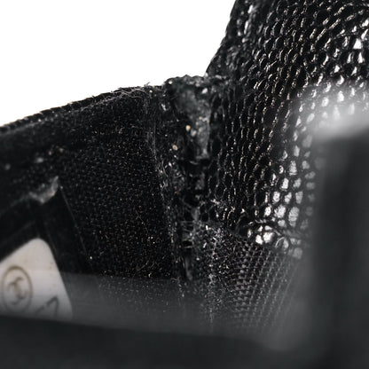 Chanel Caviar Quilted Boy Card Holder Black 7 of 13