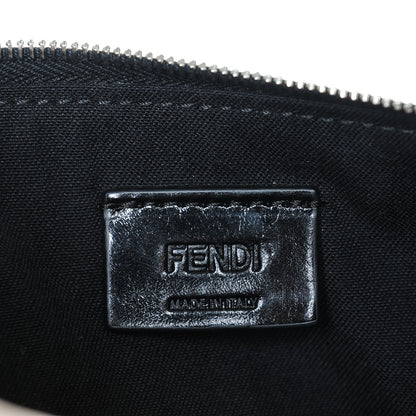 Fendi Vitello Liberty Studded Zip Pouch Black Multicolor 6 of 7