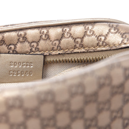Gucci Metallic Microguccissima Sunshine Disco Crossbody Bag Champagne 9 of 9