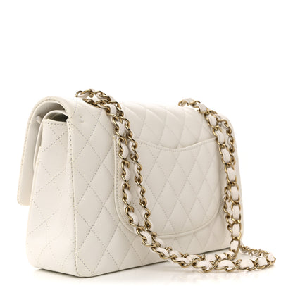 Chanel Caviar Quilted Medium Double Flap White 3 of 14