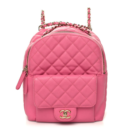 Chanel Caviar Quilted Large CC Day Backpack Pink 1 of 10