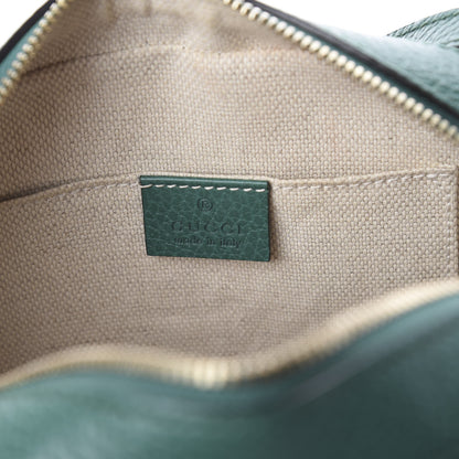 Gucci Pebbled Calfskin Small Soho Disco Bag Emerald Green 7 of 7
