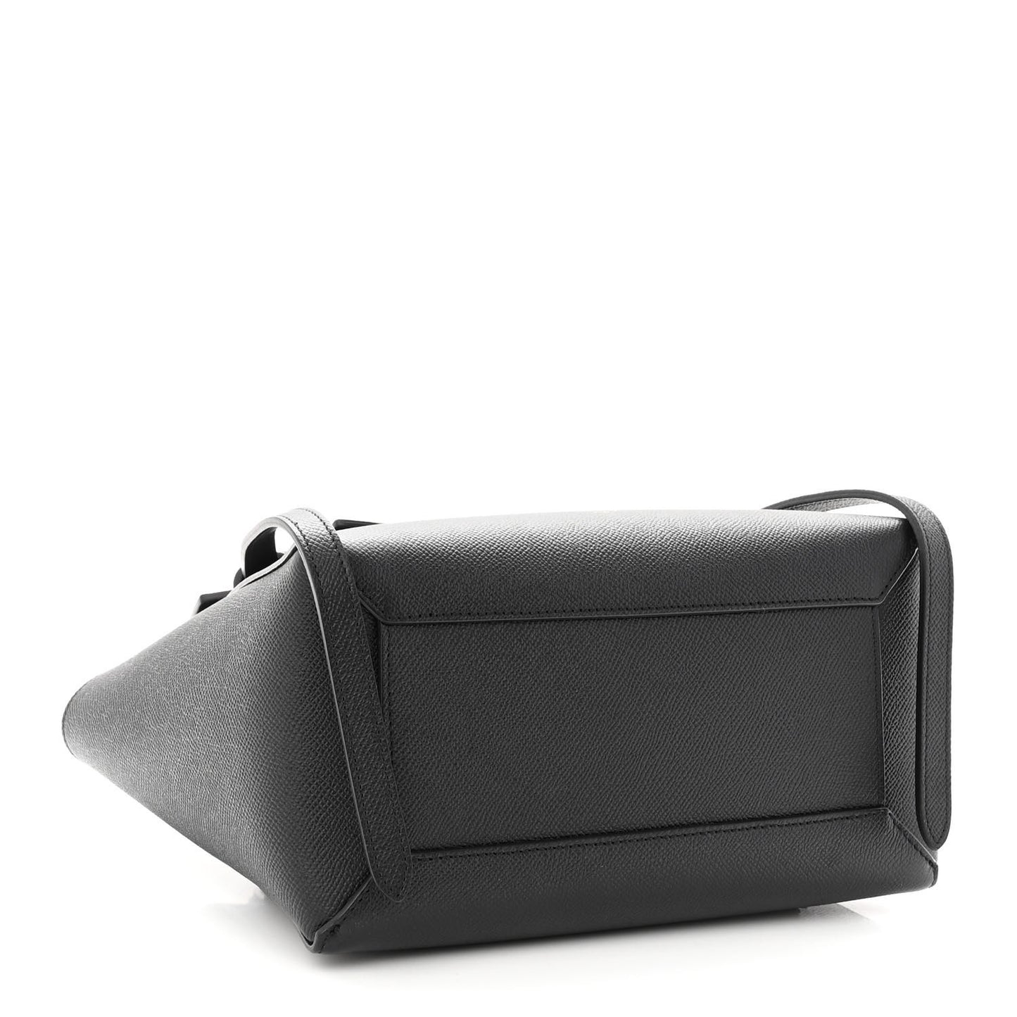Grained Calfskin Micro Belt Bag Black