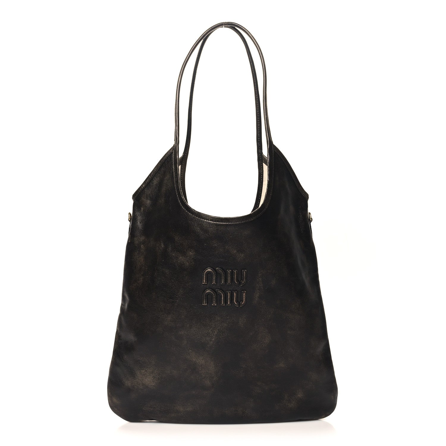 Miu Miu Nappa Ivy Bag Sand Coffee 1 of 9