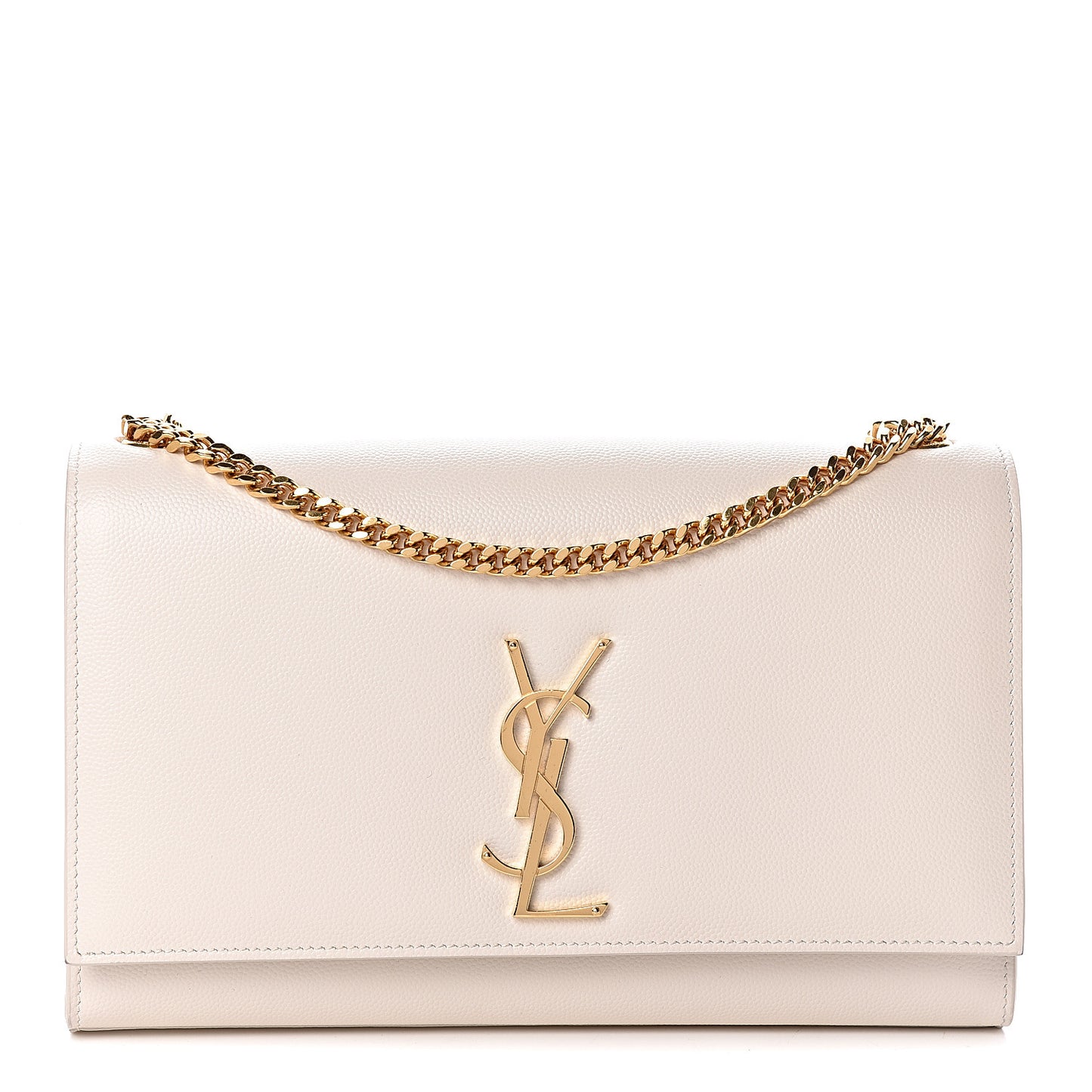 Grain De Poudre Medium Classic Monogram Kate Satchel Porcellana