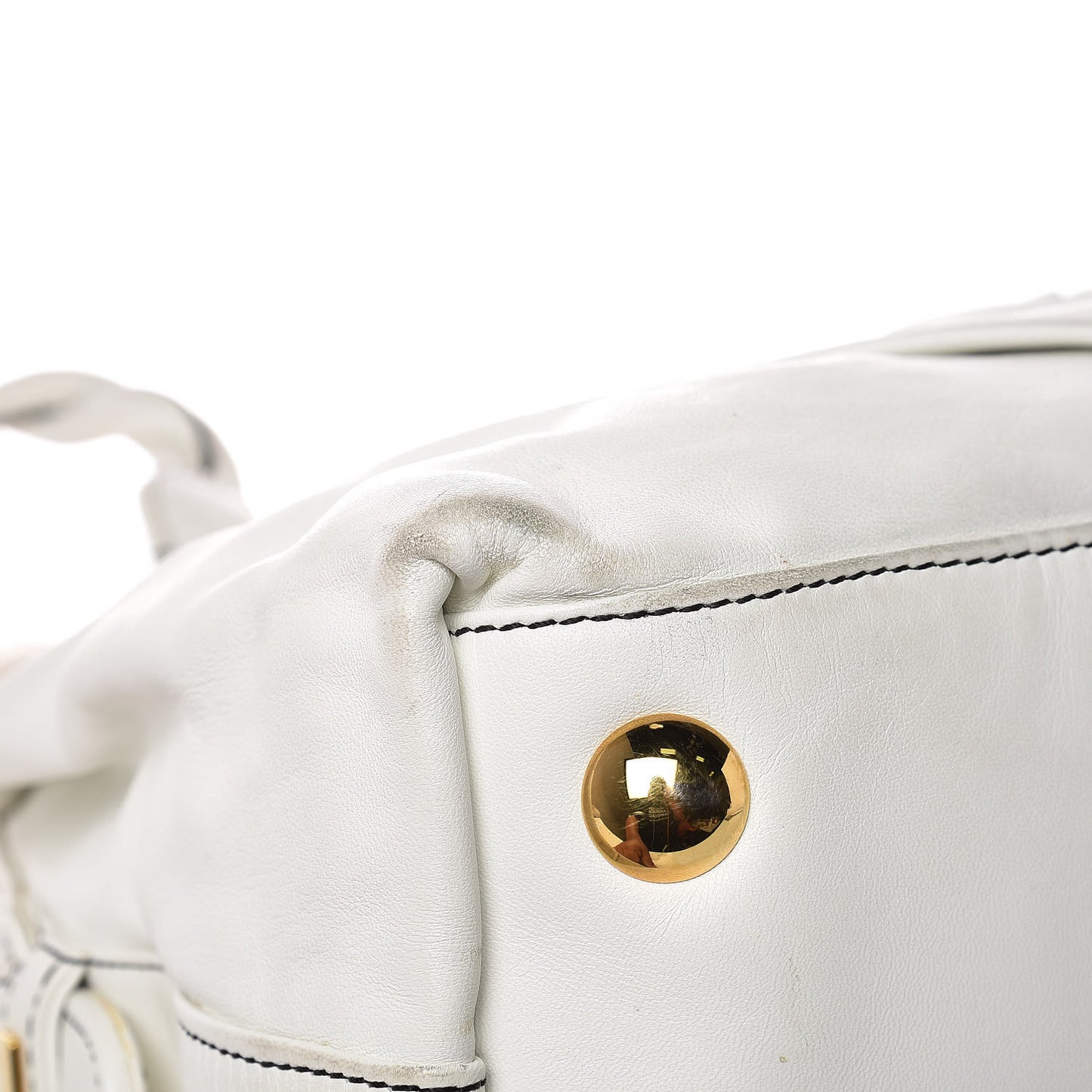 Woven Couture Bag White