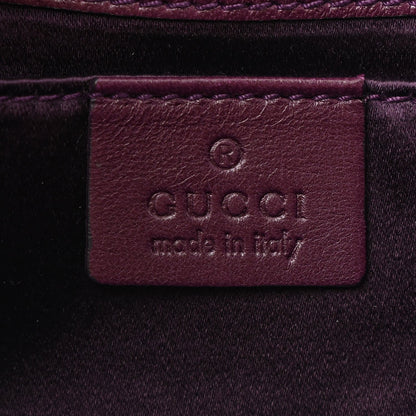 Gucci Tom Ford Suede Snakeskin Horsebit Clutch  Purple 6 of 12