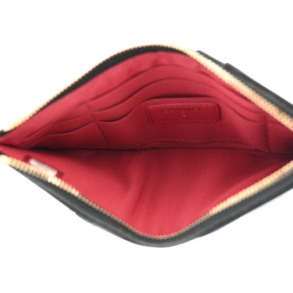 Chanel Shiny Goatskin Quilted Chanel 19 Phone and Card Holder Black 5 of 13