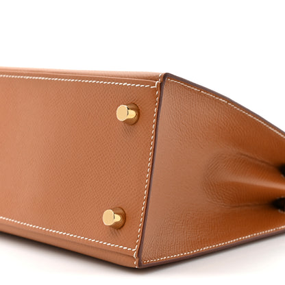 Hermes Epsom Kelly Sellier 25 Gold 9 of 10