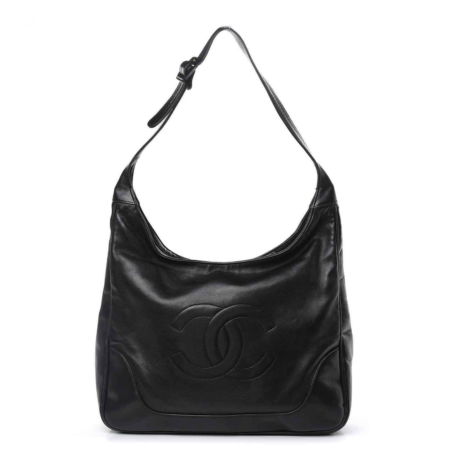 Calfskin CC Hobo Black
