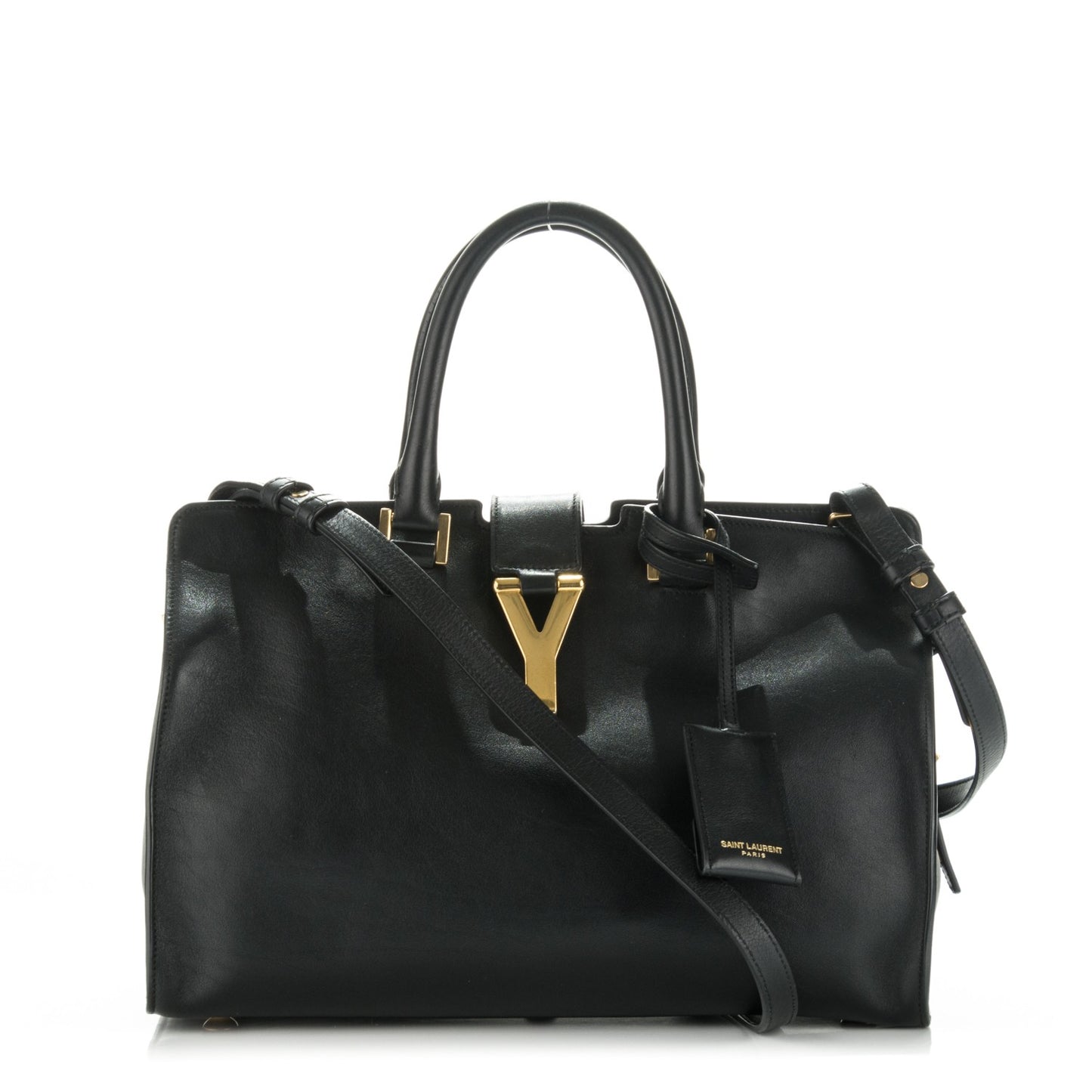 Calfskin Small Classic Y Cabas Black