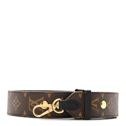 Louis Vuitton Monogram Adjustable Bandouliere Shoulder Strap Black 1 of 6