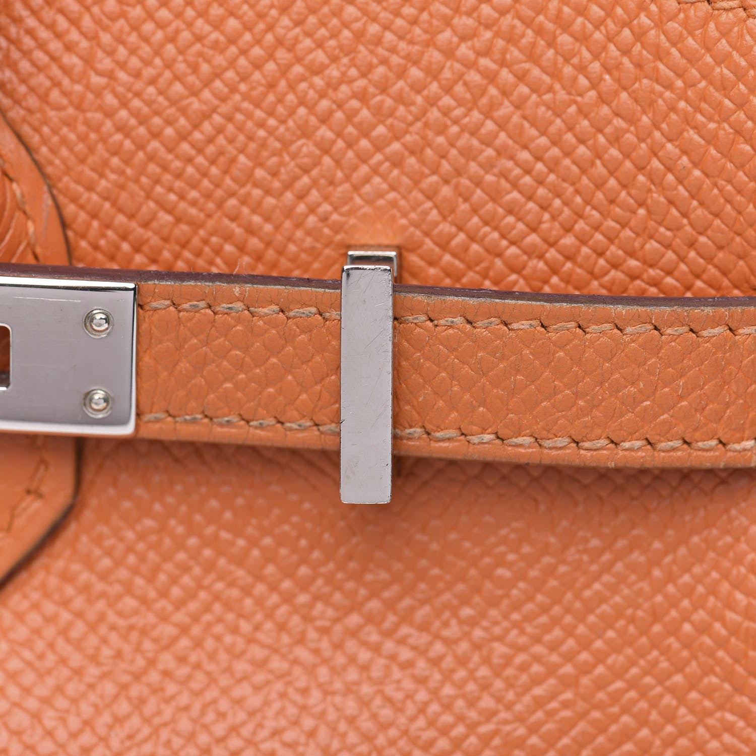 Hermes Epsom Birkin 25 Orange 17 of 31
