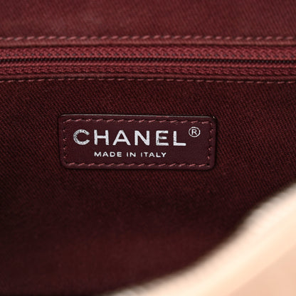 Chanel Glazed Calfskin Quilted Medium Duo Color Flap Light Pink 6 of 12