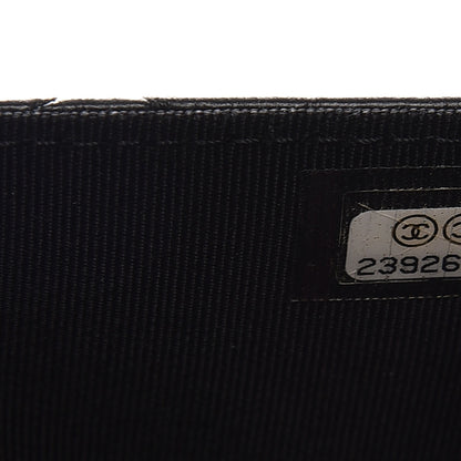 Chanel Aged Calfskin Quilted Lucky Charms 2.55 Reissue Wallet On Chain WOC Black 8 of 8