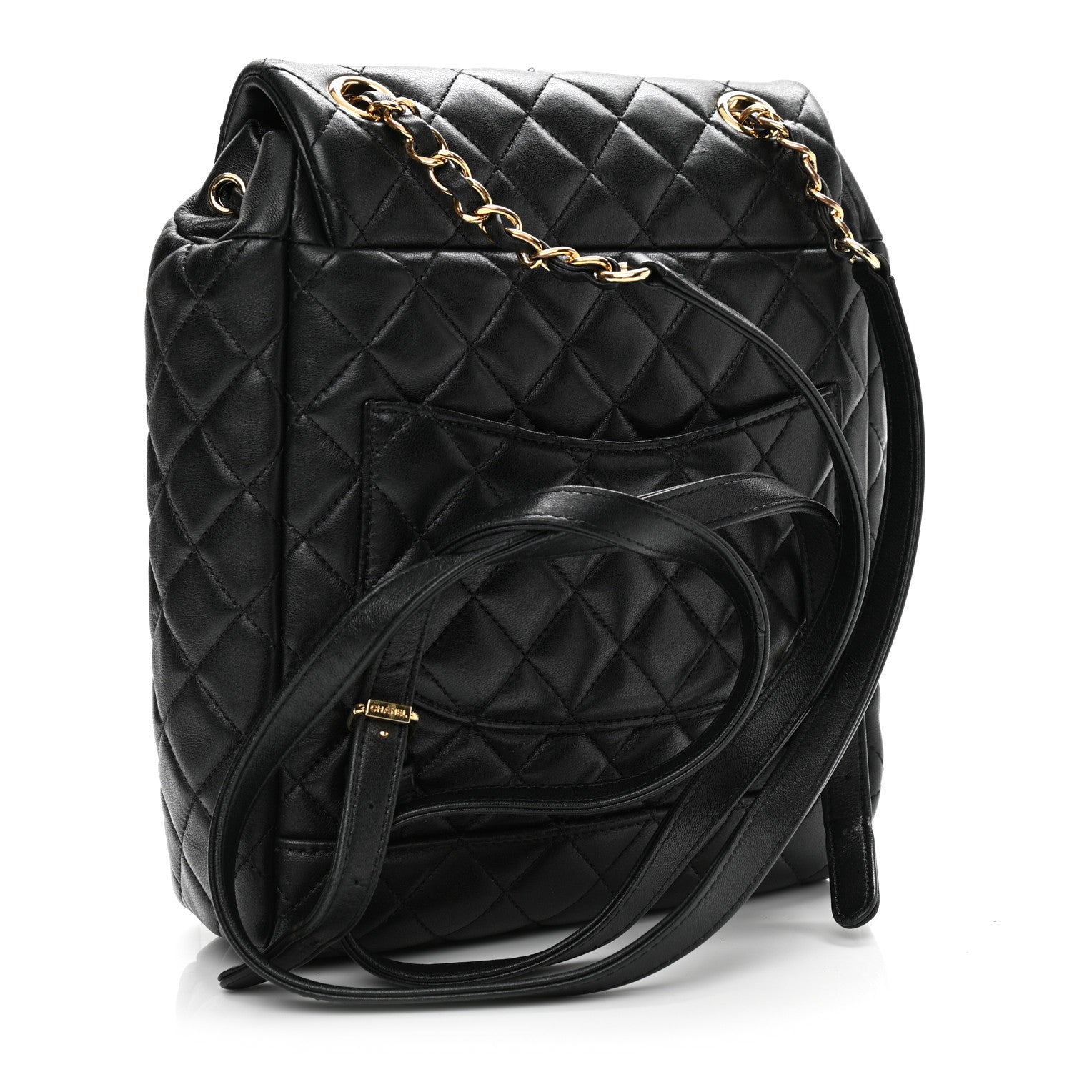 Chanel Lambskin Quilted Small Urban Spirit Backpack Black 3 of 11