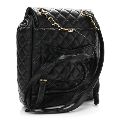 Chanel Lambskin Quilted Small Urban Spirit Backpack Black 3 of 11