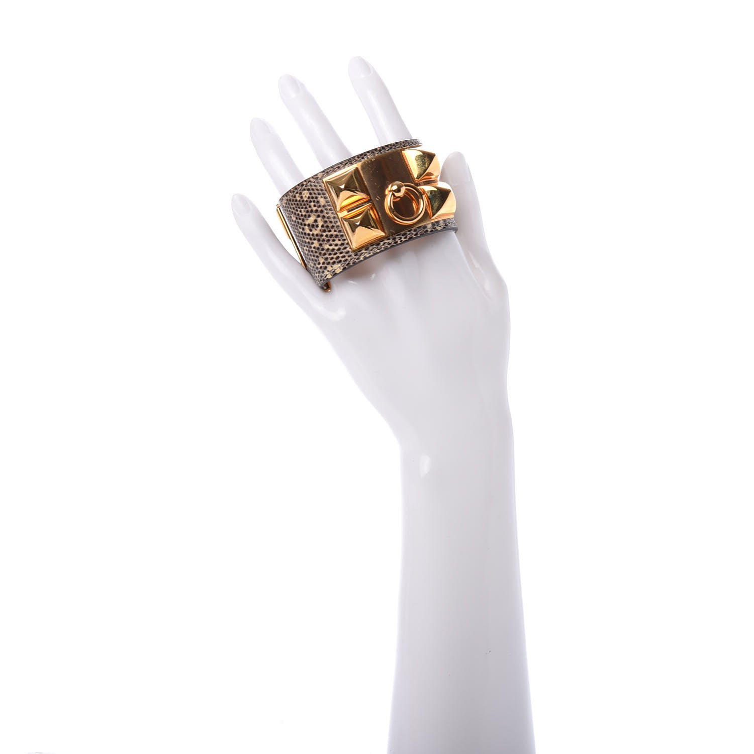 Hermes Lizard Collier De Chien CDC Bracelet T2 Ombre 2 of 7