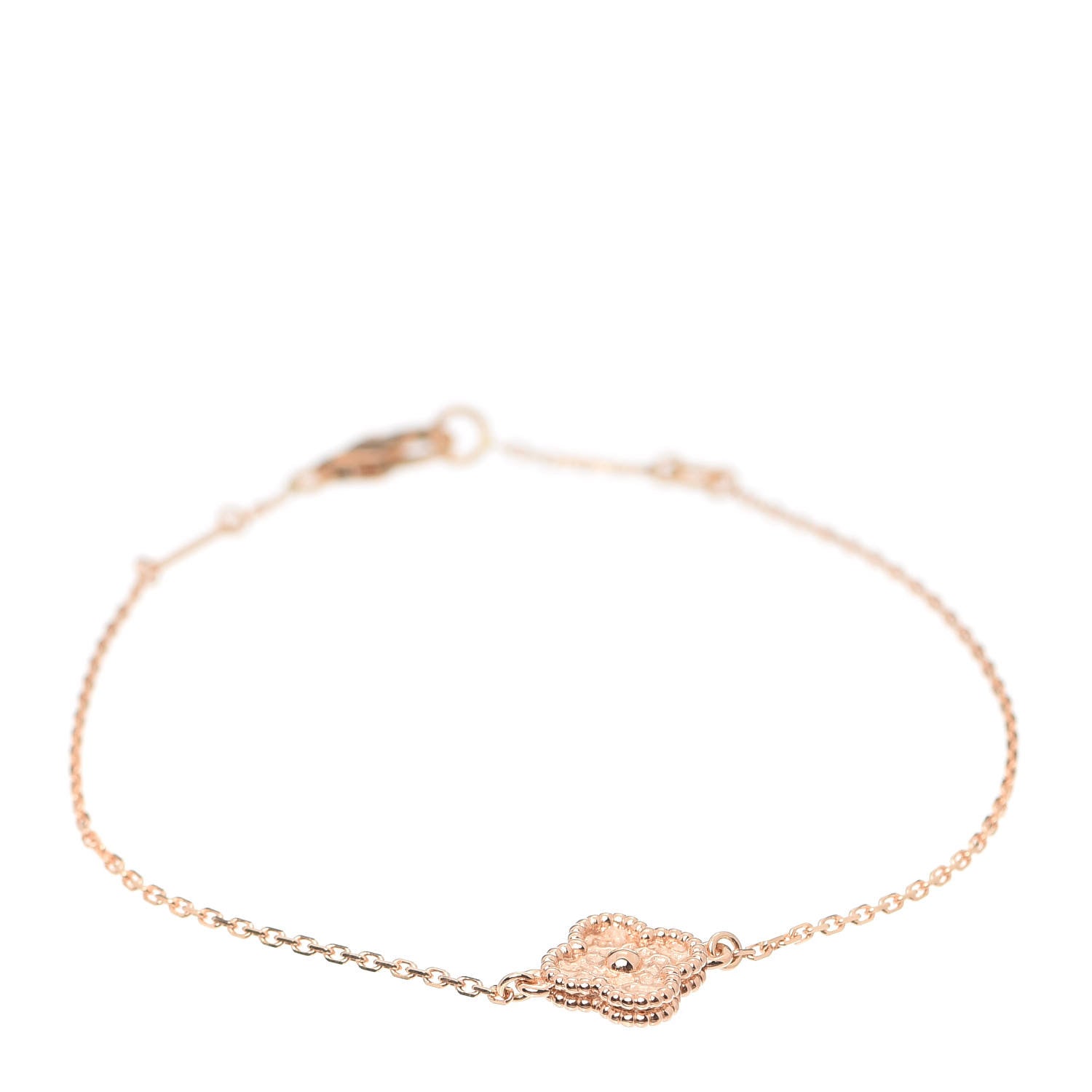 Van Cleef & Arpels 18K Rose Gold Sweet Alhambra Bracelet 1 of 6